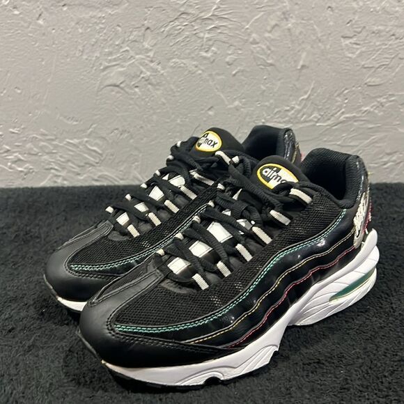 🔥 NIKE Air Max 95 Game Special Edition Black Sneakers Youth Sz 4.5Y / Women 6.5 - Picture 4 of 13